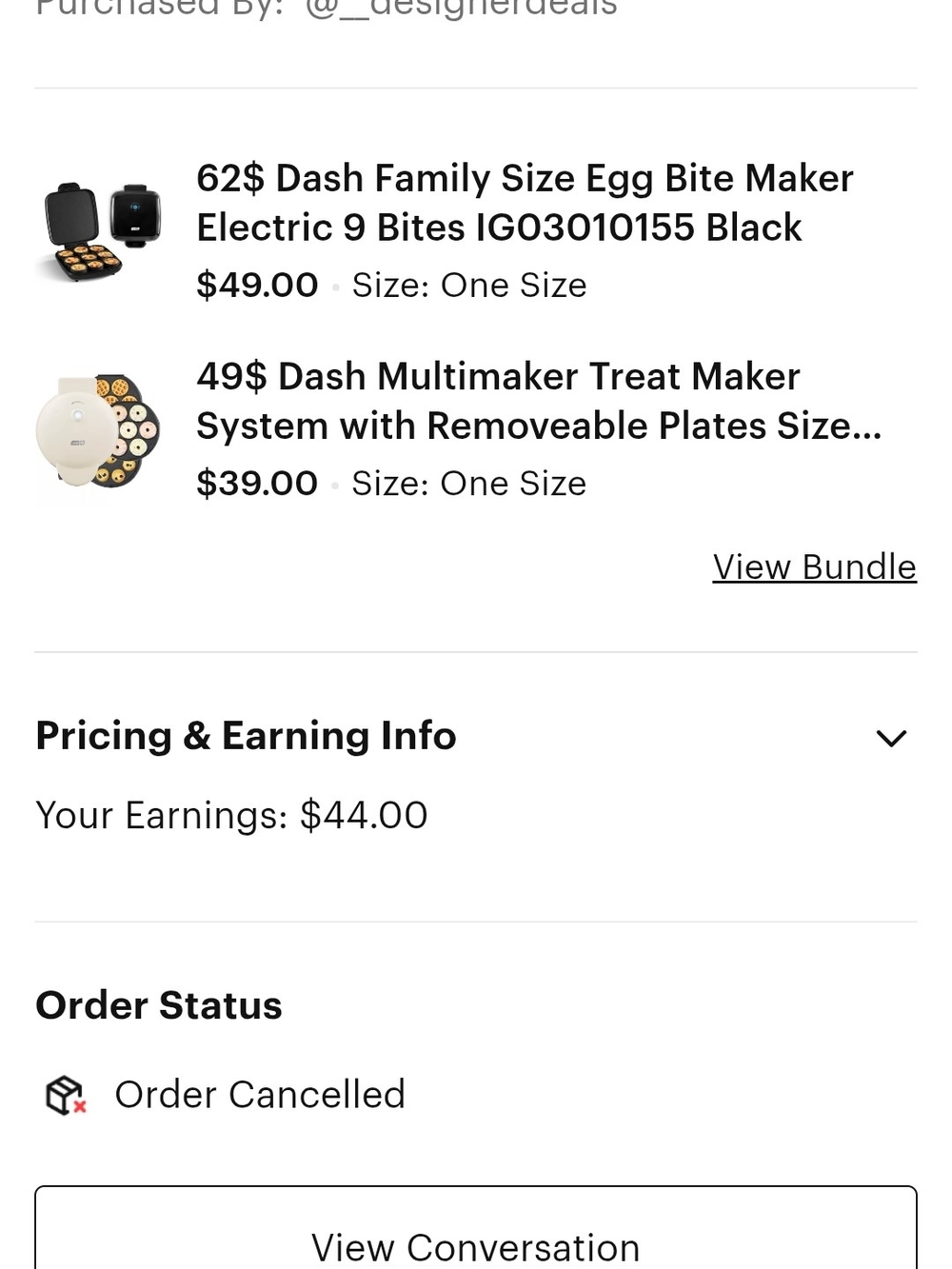 Ash Black Egg Bite Maker - 4 Bite Electric